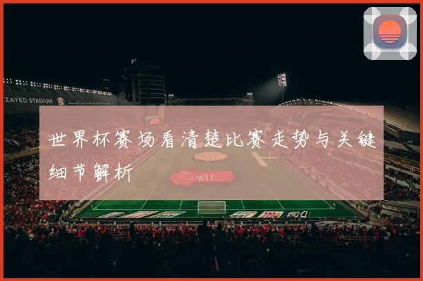 世界杯赛场看清楚比赛走势与关键细节解析